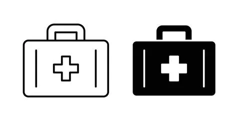 First aid box icon vector art Illustrations イラスト素材