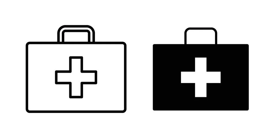 First aid box icon vector design illustrations Stock Illustration