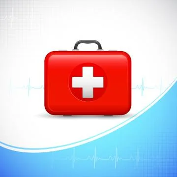 First Aid Box Stock Illustration