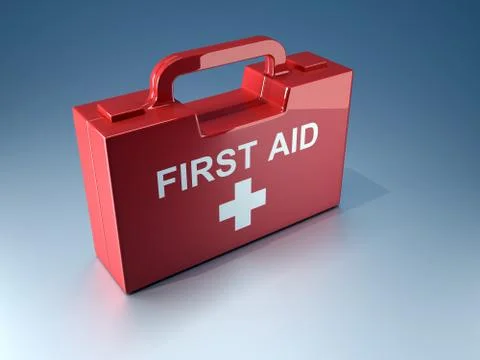 First aid box Illustrazione stock