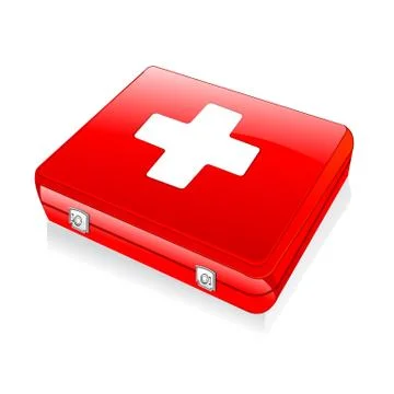 First aid box Stock Illustration