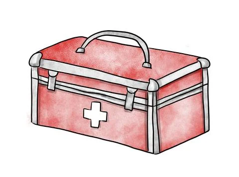 First aid box Stock Illustration