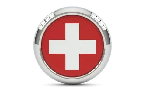 First aid button Stock Illustration