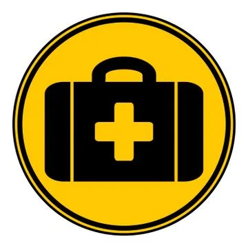 First aid button. Stock Illustration