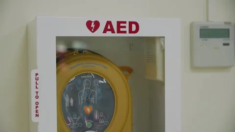 First Aid Defibrillator Stock Footage 140856417