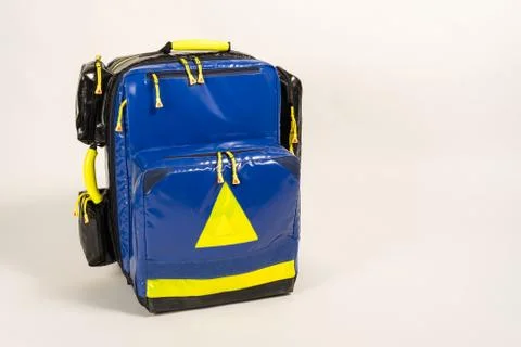 First Aid Emergency Backpack Stock Photos