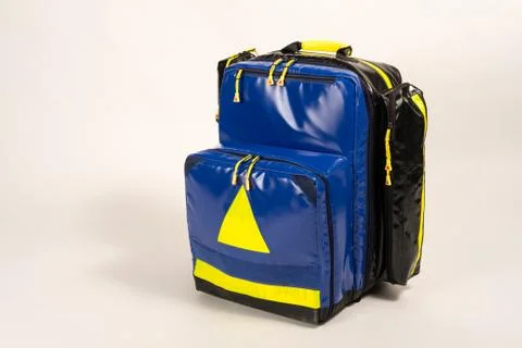 First Aid Emergency Backpack Stock Photos