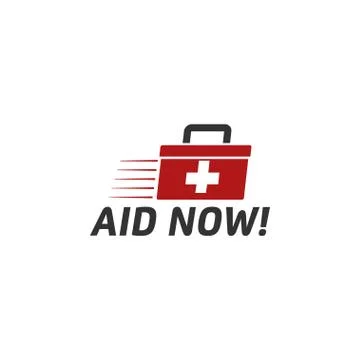 First aid graphic design template Stock Illustration