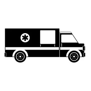First aid icon, simple style Illustrazione stock