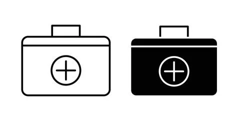 First aid icon symbol. Flat Vector illustration Stock Illustration