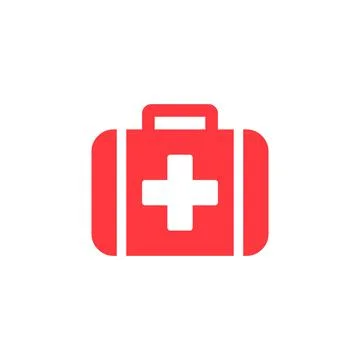 First aid Icon in trendy flat style isolated on white background. Medical sym Stock Illustration