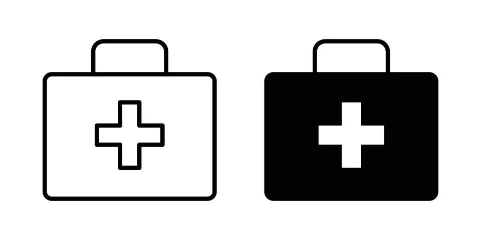 First aid icon vector design illustrations Stock Illustration
