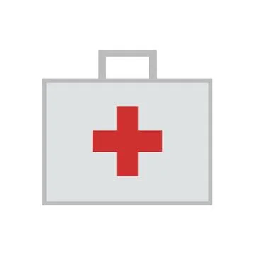 First Aid Kit Bag Stock Illustration