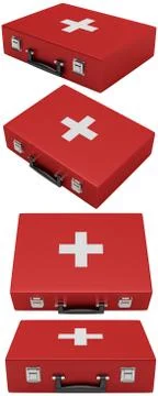 First aid kit case Stock Illustration