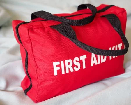 First Aid Kit Closeup Stock Photos