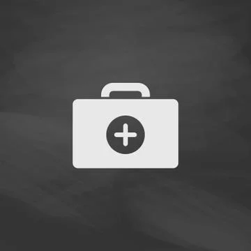 First aid kit computer symbol Stock Illustration