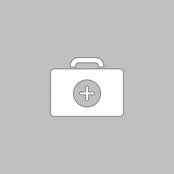 First aid kit computer symbol Stock Illustration