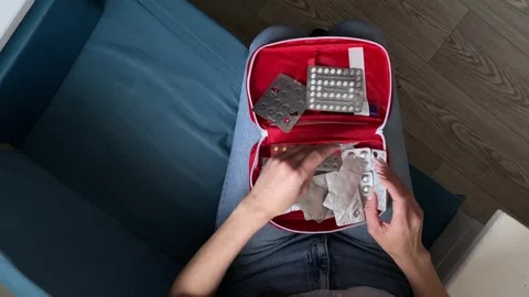 First aid kit Stock Footage 313071985