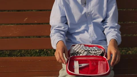 First aid kit Stock Footage 316235964