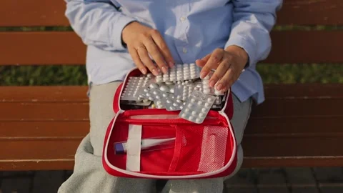 First aid kit Stock Footage 323304360