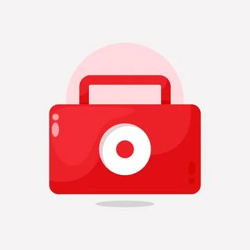 First Aid Kit icon design cartoon illustration Stock Illustration