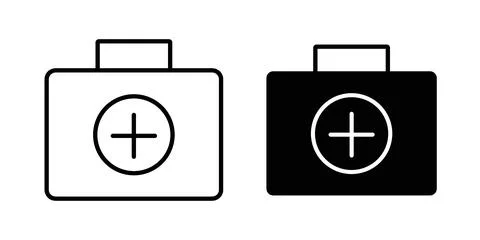 First aid kit icon design. Simple Vector illustrations.. イラスト素材