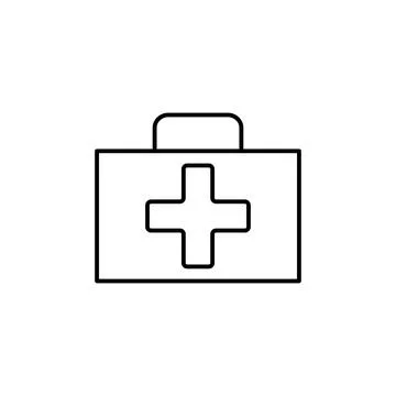 First aid kit icon element of camping icon for mobile concept and web apps. T Stock Illustration