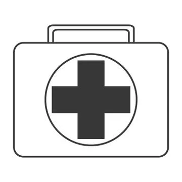 First aid kit icon Stock Illustration