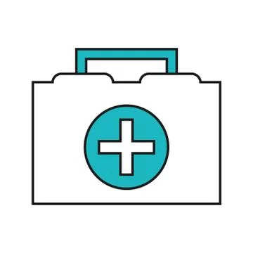 First aid kit icon Stock Illustration