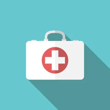 First aid kit icon Stock Illustration