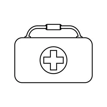 First aid kit icon Stock Illustration