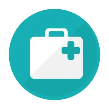 First aid kit icon image Illustrazione stock