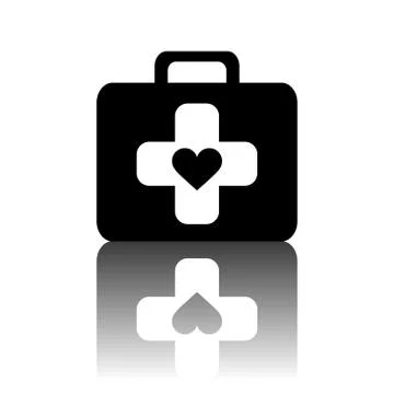 First aid kit icon image イラスト素材