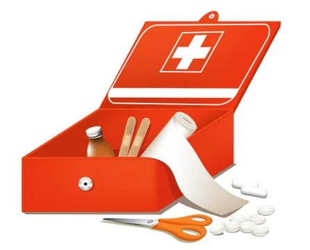 First Aid Kit Stock Illustration