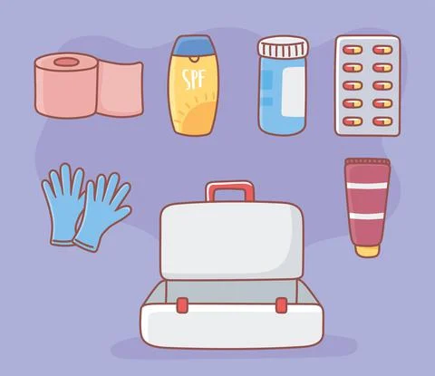 First aid kit Stock Illustration