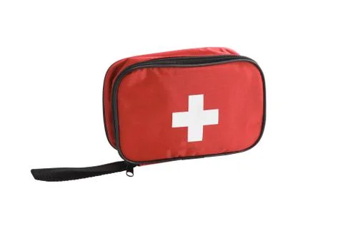 First aid kit isolated Stock Photos