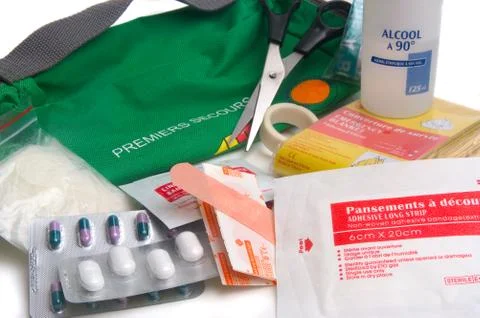 First-aid kit Stock Photos