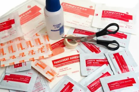 First-aid kit Stock Photos