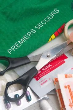 First-aid kit Stock Photos