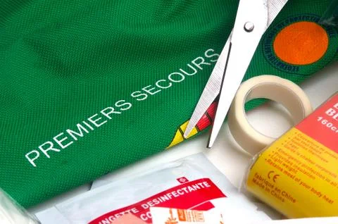 First-aid kit Stock Photos