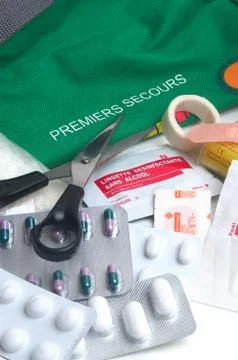 First-aid kit Stock Photos