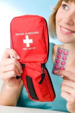 First aid kit Stock Photos