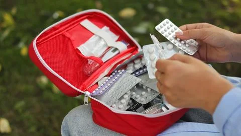 First aid kit Stock Photos