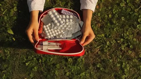 First aid kit Stock Photos