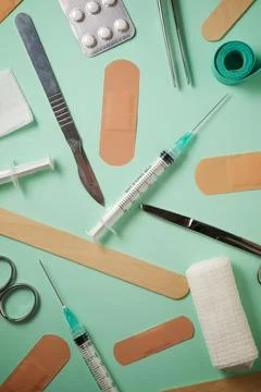 First aid kit Stock Photos