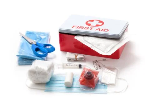 First aid kit - stock photo Stock Photos