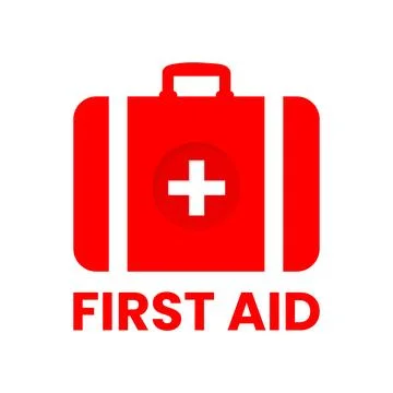 First Aid Kit vector icon Stock Illustration