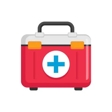 First aid kit vector illustration in flat style design Stock Illustration