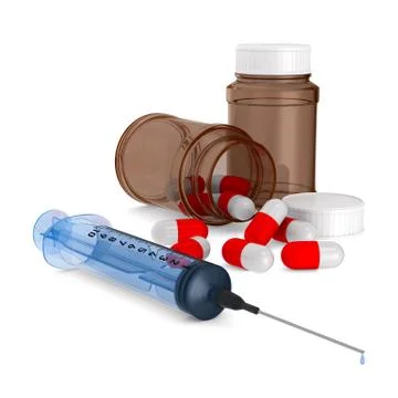 First aid kit on white background. Isolated 3D illustration Stock Illustration