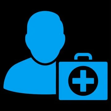 First Aid Man Icon Stock Illustration